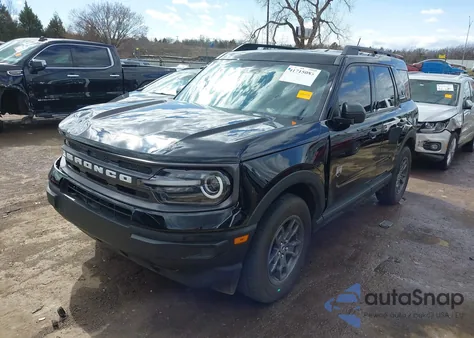 2023 Ford Bronco Sport Big Bend из США, поврежденный, VIN 3FMCR9B63PRD96827